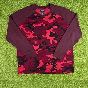 Polo-ralph-lauren Men's Burgundy and Red Shirt